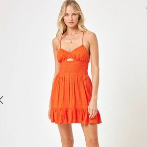 NWT L*Space Bonita Dress in Pimento